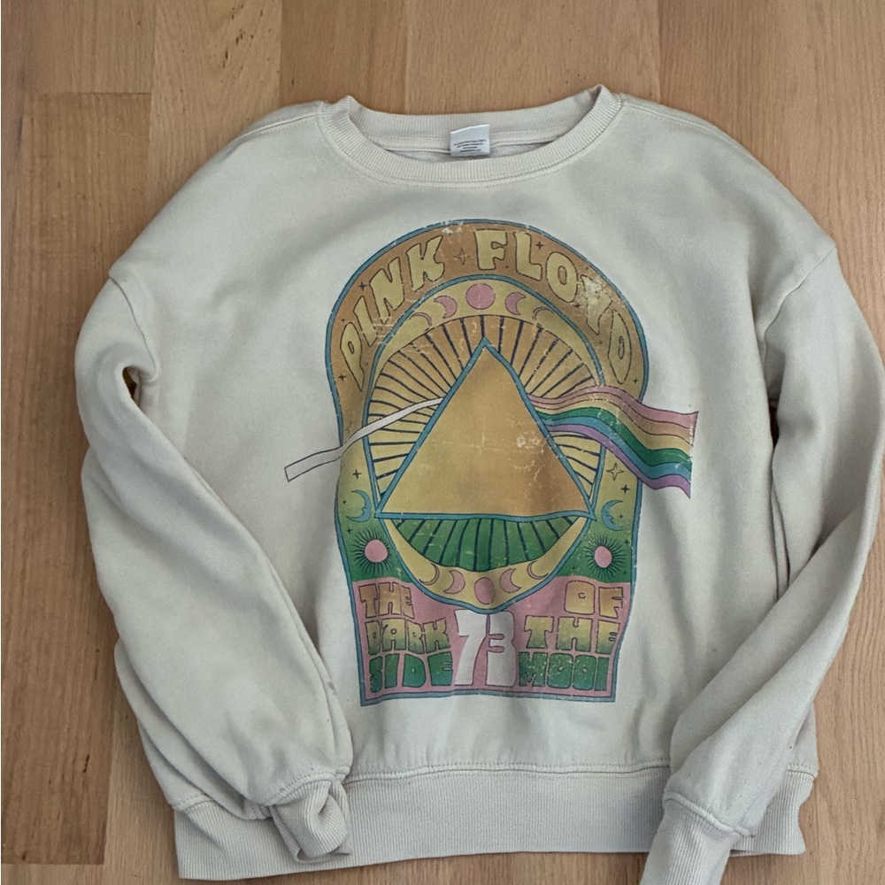 Pink Floyd Cream and Blue Sweatshirt